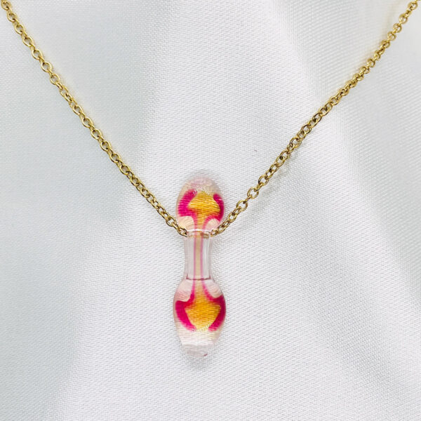 Handgemaakt glasjuweel Lucent Vuur